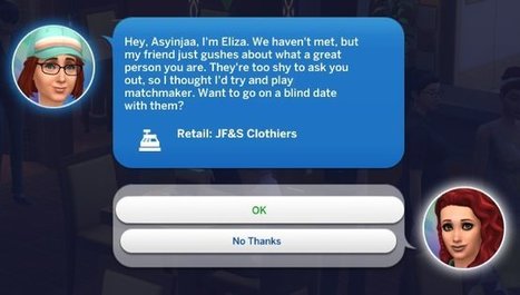The Sims 4 Get Famous introduces Blind Dates << Sims Community | Les Sims | Scoop.it