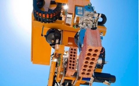 Este robot construye paredes a un ritmo endiablado e inalcanzable para un albañil: 1.000 ladrillos por hora | tecno4 | Scoop.it