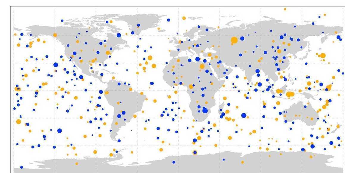 This Map Shows How Many Asteroids Have Hit Eart...