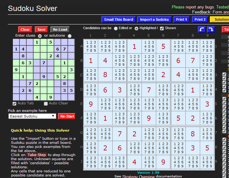 Sudoku solver by andrew stuart human interest 
