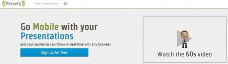 Presefy, guarda y comparte presentaciones a distancia | Las TIC y la Educaci&oacute;n | Scoop.it