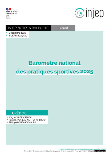 Barom&egrave;tre national des pratiques sportives 2025 | Suivi de la demande et des march&eacute;s du tourisme | Scoop.it