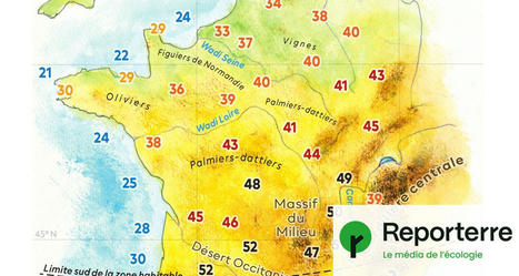 Paris sous l’eau, l’Occitanie en désert : ces cartes imaginent notre futur climatique | De la sensibilisation à la participation | Scoop.it