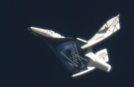 PhotoBlog - SpaceShipTwo unfurls its feathers | The NewSpace Daily | Scoop.it