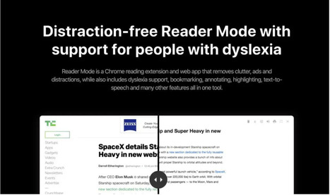 Readermode. Personnaliser, adapter et faciliter la lecture d’articles sur le Web pour les DYS | Ressources Community Manager | Scoop.it