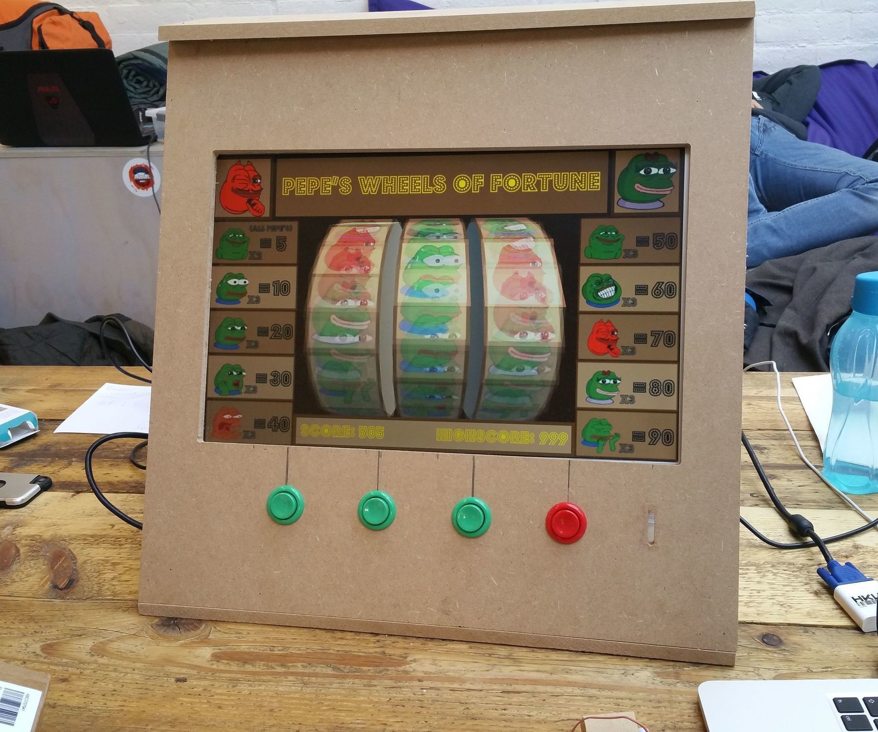 How to make your own Slot Machine! Raspberry