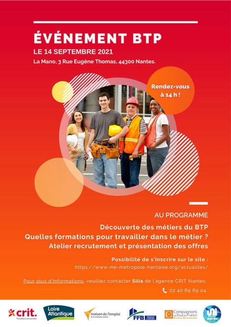 Découverte des métiers du BTP | SUIO Nantes Université - Orientation Insertion pro | Scoop.it