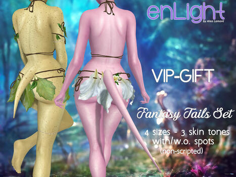 Fantasy Tails April 2025 Group Gift by enLight | Teleport Hub - Second Life Freebies | Second Life Freebies | Scoop.it