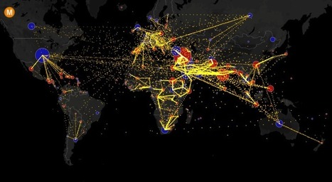All the World's Immigration Visualized in 1 Map | Stage 5  Changing Places | Scoop.it