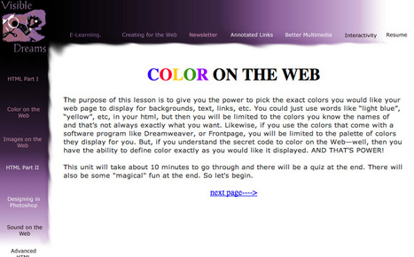 Color on the Web | Digital Delights for Learners | Scoop.it