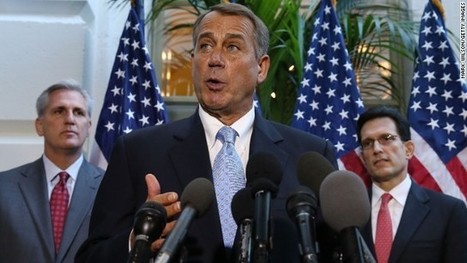 GOP, Boehner take shutdown hit in new CNN poll | Electile Dysfunction | Scoop.it