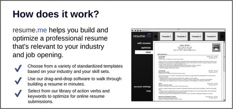 Resume.me - The Online Resume Tool | Resume Software That Works | Effective Resumes | Scoop.it