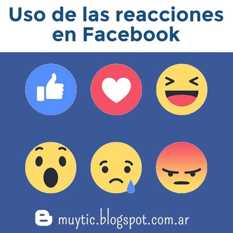 Video: qué son y cómo se usan las "reacciones" de Facebook | TIC para la educación | Redes Sociales_aal66 | Scoop.it
