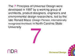 The 7 Principles | Centre for Excellence in Universal Design | UI + UX + Design | Scoop.it