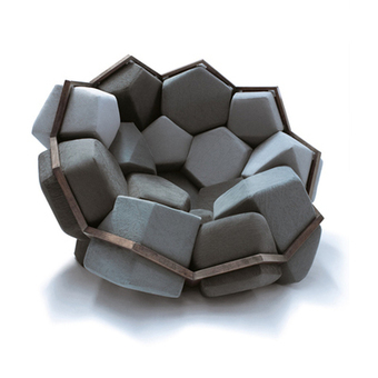 Rendering Crystal Into Wood and Upholstery: Quartz Armchair | Art, Design & Technology | Scoop.it