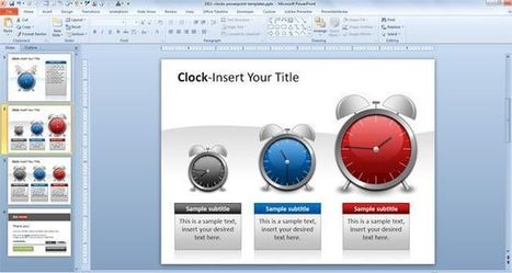 Clocks PowerPoint Templates | Free Business PowerPoint Templates | Scoop.it