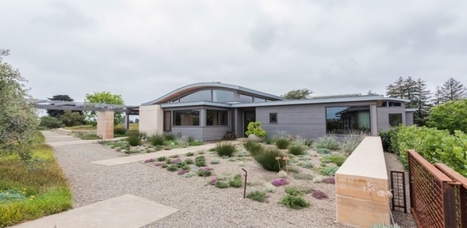 [inspiration] Maison bois contemporaine dotée d’une toiture solaire cintrée aux USA | Build Green, pour un habitat écologique | Scoop.it