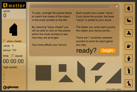 Matter - Online Tangram Puzzles @ gieson.com | A1Uutiset | Scoop.it