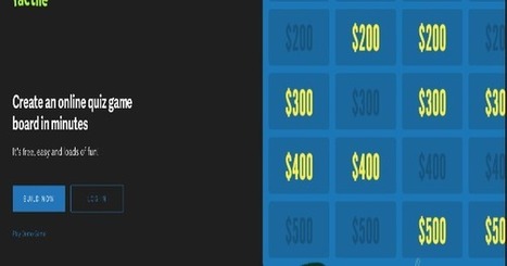 Factile- An Easy Way to Create Jeopardy-style Quiz Games via Educators' technology&nbsp; | iGeneration - Humane Use of Technology in an AI world (Pedagogy & Digital Innovation) | Scoop.it