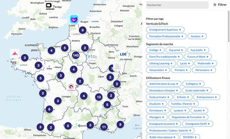Une cartographie des acteurs de la EdTech  | Veille sur les innovations en formation | Scoop.it