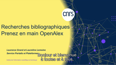Recherches bibliographiques - Prenez en main OpenAlex | InfoDoc - Information Scientifique Technique | Scoop.it