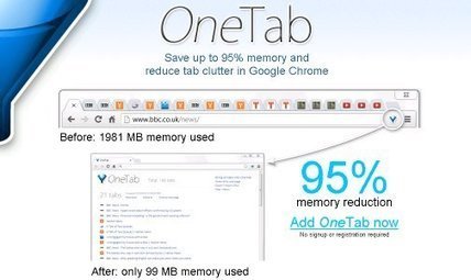OneTab économise 95 % de mémoire | Economie Responsable et Consommation Collaborative | Scoop.it