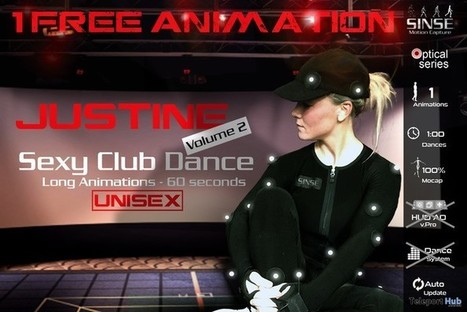 Justine Vol 2 Sexy Club Dance Unisex 1L Promo Gift by SINSE | Teleport Hub - Second Life Freebies | Second Life Freebies | Scoop.it