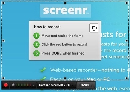 Screenr, capturas de vídeo de tu ordenador | Educa con TIC | Las TIC y la Educación | Scoop.it