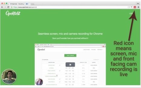 OpenTest. Créer des tutoriels vidéo le plus simplement du monde – Les Outils Tice | Rapid eLearning | Scoop.it