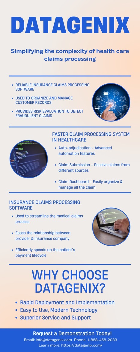 Reliable Insurance Claims Processing Software | DataGenix | DataGenix | Scoop.it