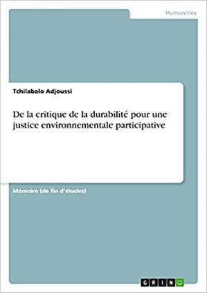 Tchilabalo Adjoussi : De la critique de la durabilité pour une justice environnementale participative | EntomoScience | Scoop.it