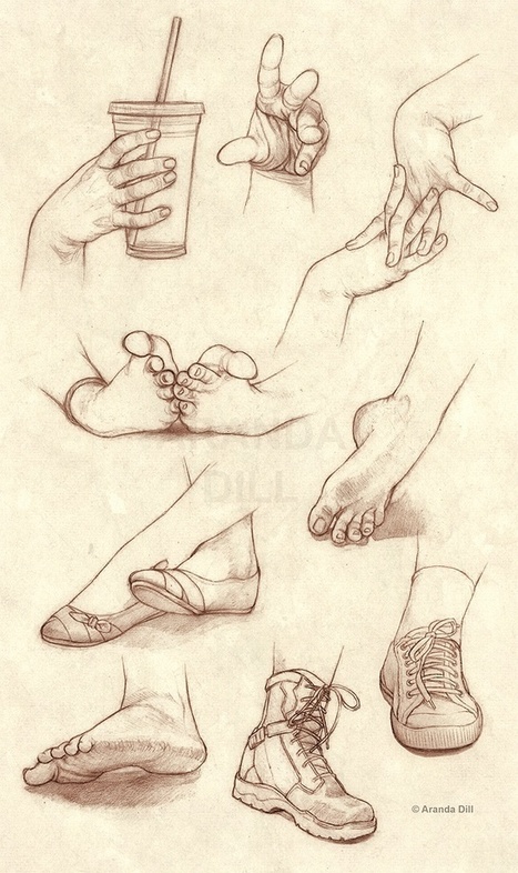 Hands Feet and Shoes Drawing Reference | acquista ozempic | Scoop.it