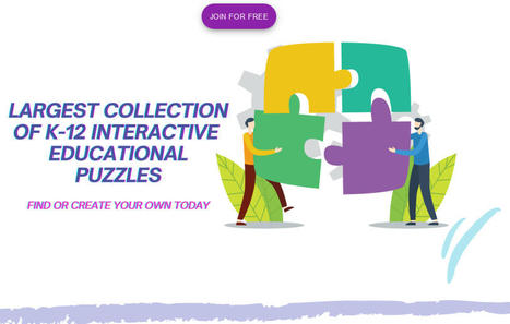 Puzzle Maker Tool - collection of interactive puzzles or create your own via Miguel Guhlin | iGeneration - 21st Century Education (Pedagogy & Digital Innovation) | Scoop.it