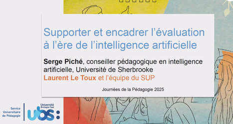 Replay Conférence-Atelier : « Supporter et encadrer l’évaluation à l’ère de l’intelligence artificielle »  | Veille sur les innovations en formation | Scoop.it