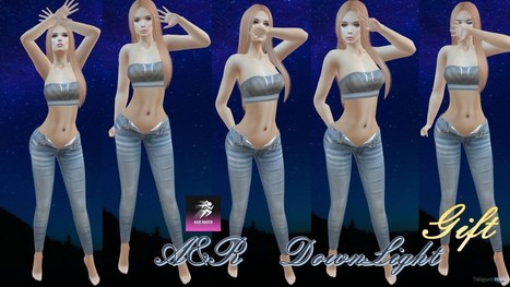 Down Light Bento Single Female Poses Gift by A&R Haven | Teleport Hub - Second Life Freebies | Teleport Hub | Scoop.it