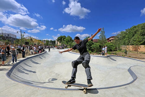 Mont-de-Marsan : le skatepark du jardin Laulom a fait belle sensation pour son inauguration | Landes | Scoop.it