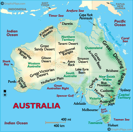 Australia landforms and land statistics | Inves...