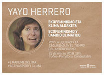 La experta en ecofeminismo Yayo Herrero ofrece el lunes 25 una conferencia en Pamplona dentro de la iniciativa “Activas por el clima” | Ordenación del Territorio | Scoop.it