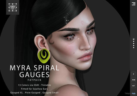 Myra Spiral Gauges April 2024 Group Gift by Psycho Barbie | Teleport Hub - Second Life Freebies | Second Life Freebies | Scoop.it