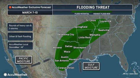 Flood risk to accompany rounds of severe weather in central U.S. through Sunday - UPI.com | Operation Deimos | Scoop.it