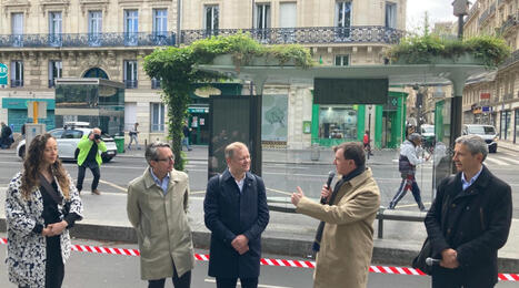 JCDecaux expérimente un parcours de mobiliers urbains végétalisés - Image | Urbanisme - Aménagement | Scoop.it