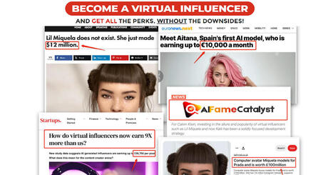 Marketing Scoops: Does Virtual Influencers Crack Brand Deals Through AI FameCatalyst | Online Marketing Tools | Scoop.it