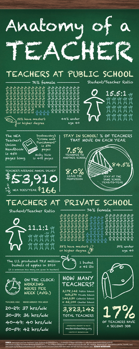 Anatomía de un profesor #infografia #infographic #education « TICs y Formación | Las TIC en la Educación | Scoop.it