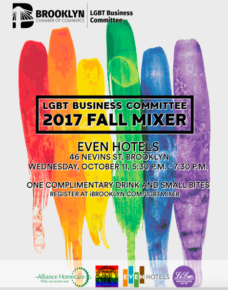 Brooklyn Chamber of Commerce Hosts LGBT Business Committee 2017 Fall Mixer on October 11 | LGBTQ+ Online Media, Marketing and Advertising | Scoop.it