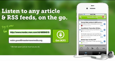 Listen To Any Article or RSS Feed On The Go with SoundGecko | Mobile Publishing Tools | Scoop.it