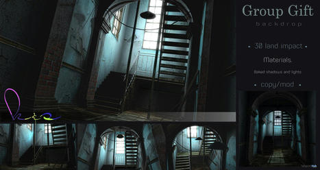 Hallway & Stairs Backdrop November 2023 Group Gift by K&S Creations | Teleport Hub - Second Life Freebies | Second Life Freebies | Scoop.it
