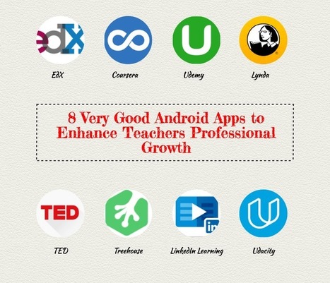 8 Very Good Android Apps to Enhance Teachers Professional Growth via Educators' Technology | iGeneration - 21st Century Education (Pedagogy & Digital Innovation) | Scoop.it