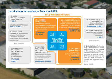 Le haut-commissariat à la Stratégie et au Plan se positionne pour clarifier le périmètre des aides aux entreprises et les évaluer | Dynamiques des territoires en Nouvelle-Aquitaine | Scoop.it