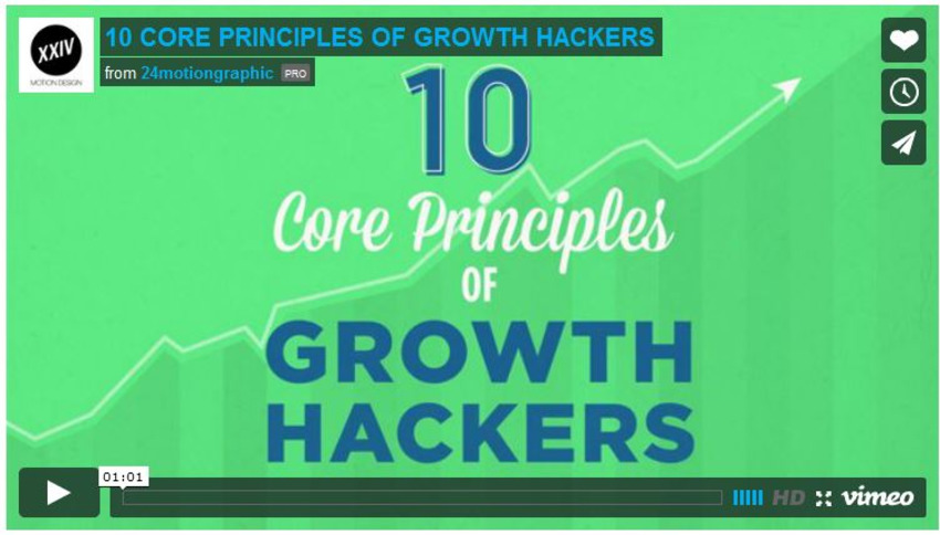 10 CORE PRINCIPLES OF GROWTH HACKERS | 24motiondesign | The MarTech Digest | Scoop.it