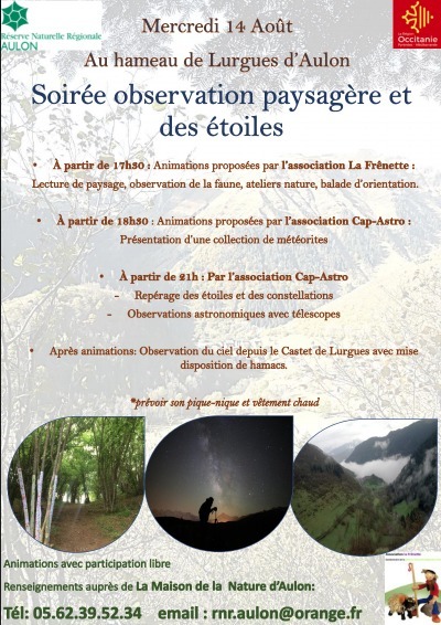Observation du paysage et du firmament au hameau de Lurgues le 14 août | Vallées d'Aure & Louron - Pyrénées | Scoop.it